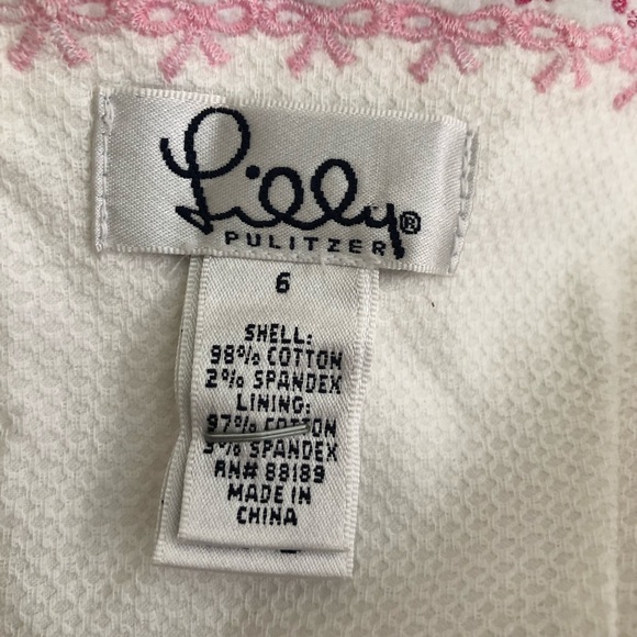 Lilly Pulitzer Spring White Embroidered Dress - Picture 5 of 6